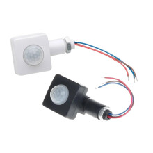 Motion Sensor Light Switch PIR Motion Detector Outdoor AC85265V Infrared Wall Mount for LED Lights