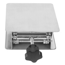 3X Scientific Lab Jack-100 X 100mm Stainless Steel Lab Stand Table Rack Scissor Lab-Lift Lifter for Science Experiment
