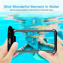 5X FONKEN Full View Waterproof Case for Phone Underwater Snow Rainforest Transparent Dry Bag Swimming Pouch