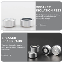 8X Speaker Absorber Shock Feet Pad for Amplifier Feet for Subwoofer Speaker Pad Subwoofer Pad Turntable Base Pad HiFi
