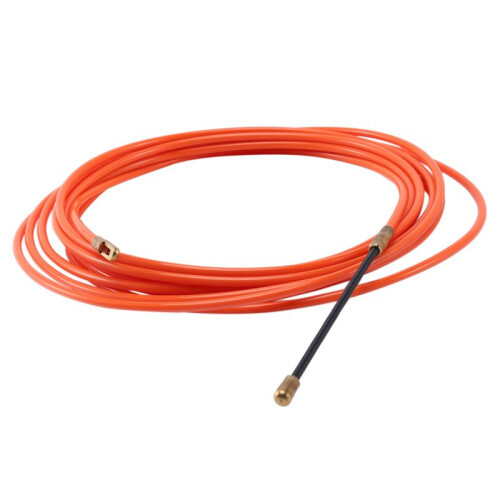 2PCS 4mm 5 Meter Orange Guide Device Nylon Electric Cable Push Pullers Duct Snake Rodder Fish Tape Wire 2