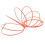 2PCS 4mm 5 Meter Orange Guide Device Nylon Electric Cable Push Pullers Duct Snake Rodder Fish Tape Wire 4