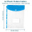 24Pack Plastic Envelopes, Binder Pockets for 3/4/11 Ring Binder,Expandable Document Organizer with Snap Button and Label 7