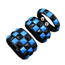 3 Stück/Set verstellbare Gothic-Handarmbänder, Punk-Charm,-D