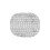 Glittering Cubic Zirconia Artificial Nails With-Silver M 1