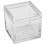 60Pcs Acrylic Box Trays for 0.39Inch 10mm Elements Cubes Clear Case Periodic Table Bracket for Elements Collections 2