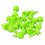 Tees de  Step Down 0.86 Pouce 200 Tees de Château de  En Plastique (Vert) 2