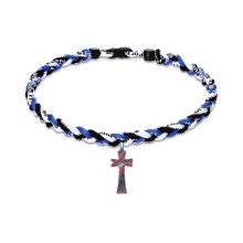 Baseball Cord Crosses Necklace For Active Individuals Low-SS2