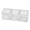 60Pcs Acrylic Box Trays for 0.39Inch 10mm Elements Cubes Clear Case Periodic Table Bracket for Elements Collections 8