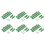 6X IDC40P 40Pin Connector Strip Breakout Board Terminal Block Plug PLC Interface with Bracket, for PLC, DIN Rail Mount 1
