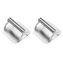 2X Kitchen Stainless Steel Steak Weight/Bacon Press with Handle, Heavy-Weight Grill Press Commercial Grade Burger
