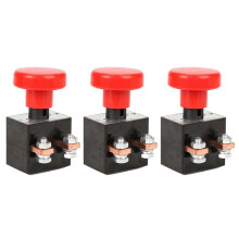 3X Interrupteur de Déconnexion D'Urgence de Type 250A Interrupteur D'ArrêT Bouton de Démarrage Interrupteur D'Urgence pour Chariot Élévateur