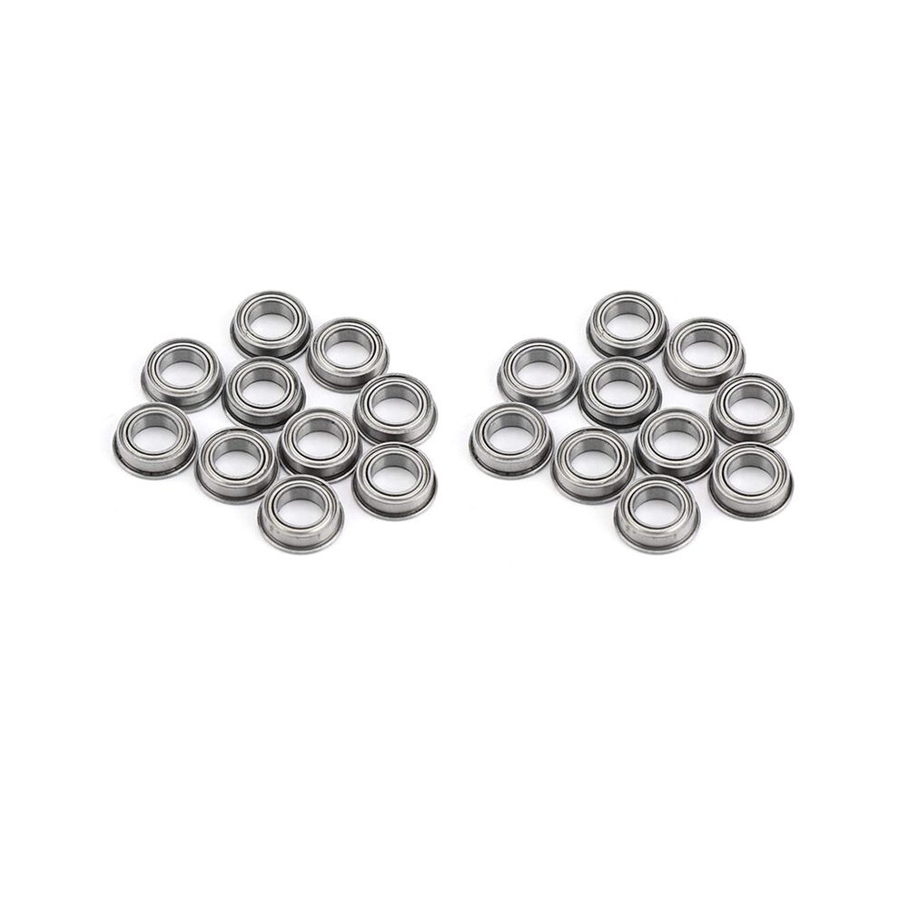 20Pcs Flanged Bearings Id 6Mm Od 10Mm Mf106zz Size Stainless Steel U Type Pulley Low Noise Precision 6033081088005