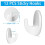 24 Pcs Plastic Hooks Self Adhesive, Sticky Hooks Removable Wall Hooks,Stick  Hooks for Hanging Coat Cloth Towel 2