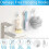 24 Pcs Plastic Hooks Self Adhesive, Sticky Hooks Removable Wall Hooks,Stick  Hooks for Hanging Coat Cloth Towel 4