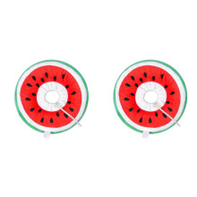 2X Adjustable Cat Cone Collar Soft, Cute Cats Recovery Collar, Cats Cones After Surgery for Kittens Watermelon Large