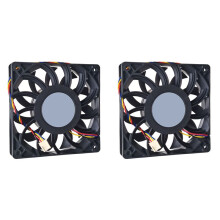 2Stück 120 mm 12 cm Hochgeschwindigkeits-LüFter FFB1212SH 12025 12 V 1,24 A 4-Poliger Server-WechselrichtergehäUse AxialküHler IndustrielüFter