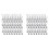 96Pcs Set Disco  Keychain Mirror Keyring Reflective  Key Chain Pendant 1