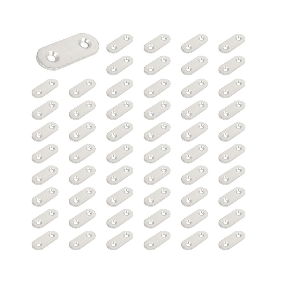 Stainless Steel Flat Bracket Straight Mending Fixing Plates 40Mm 200Pcs 4712340710285