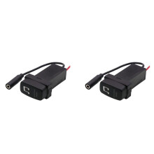 2X  Music Adapter Module Panel Installation AUX Output Use for  Asx Lancer Outlander Pajero Fortis