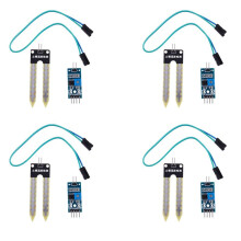 4X Bodenhygrometer-Erfassungsmodul Feuchtigkeitssensor FC-28 3,3V-5V