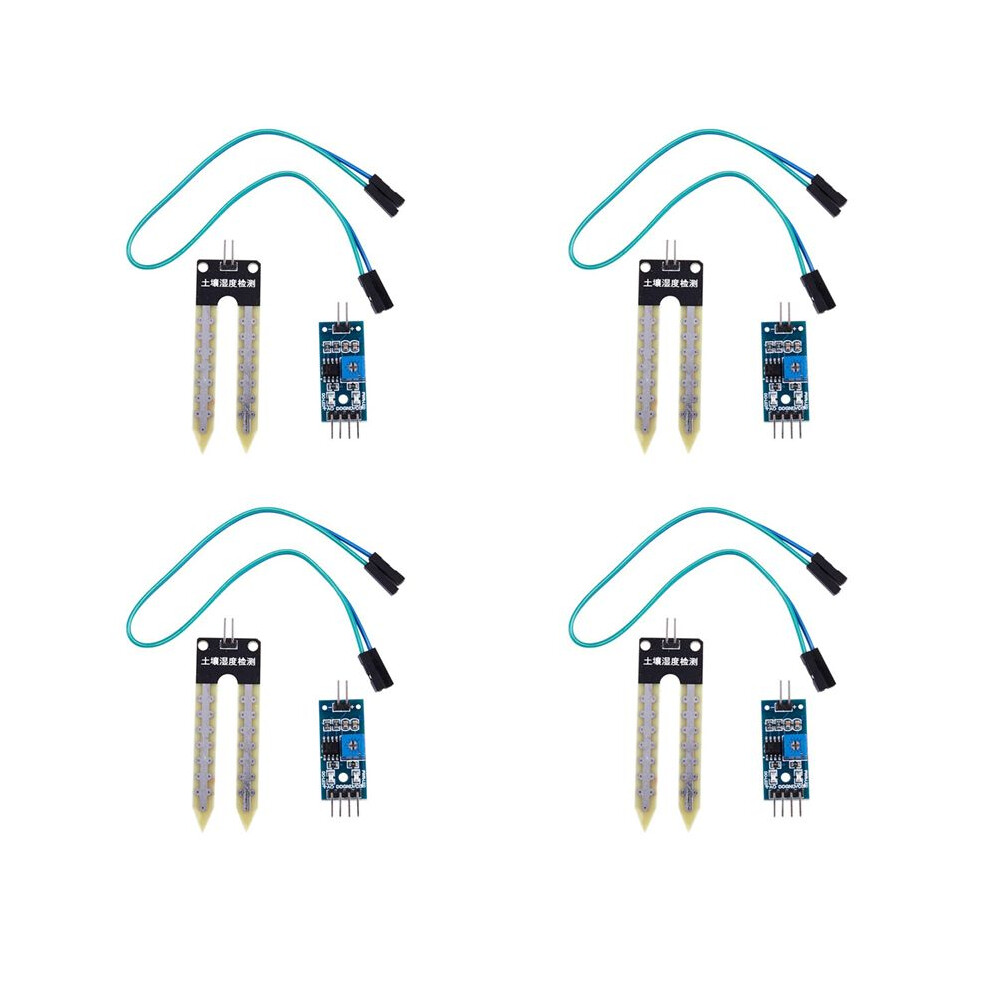 4X Soil Hygrometer Detection Module Moisture Sensor Fc-28 3.3V-5V 4712489033863