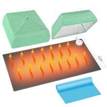Large Resin Heating Mat with Cover and Timer, 4-Hour Auto Shut-Off Fast Resin Curing Machine,for Resin Projects US Plug