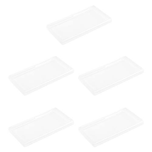 5X Capa de Borracha TPU CompatíVel com    7ª GeraçãO, Frost Clear Branco
