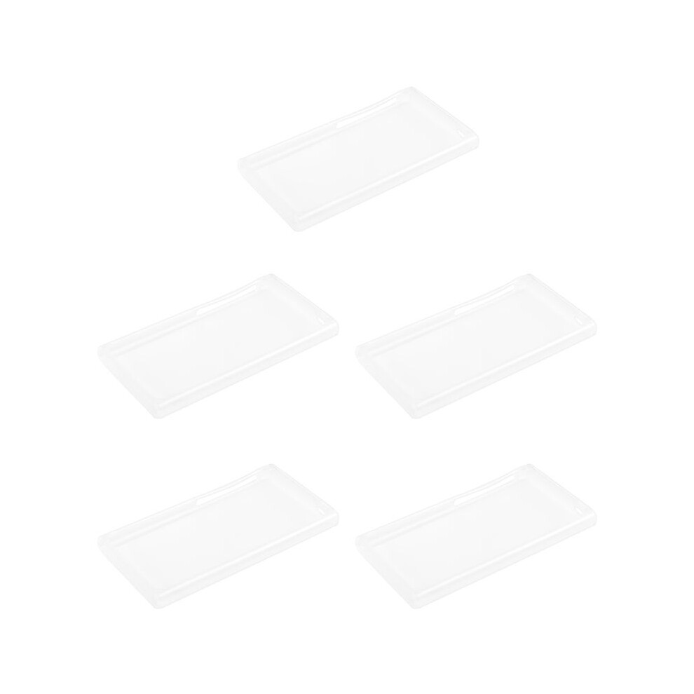 5X Tpu Rubber Skin Case Compatible With 7Th Generation, Frost Clear White 6033977950614