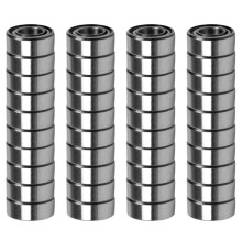 40pcs Miniature Sealed Metal Shielded Metric Radial Bearing Model: MR105 ZZ 5x10x4MM