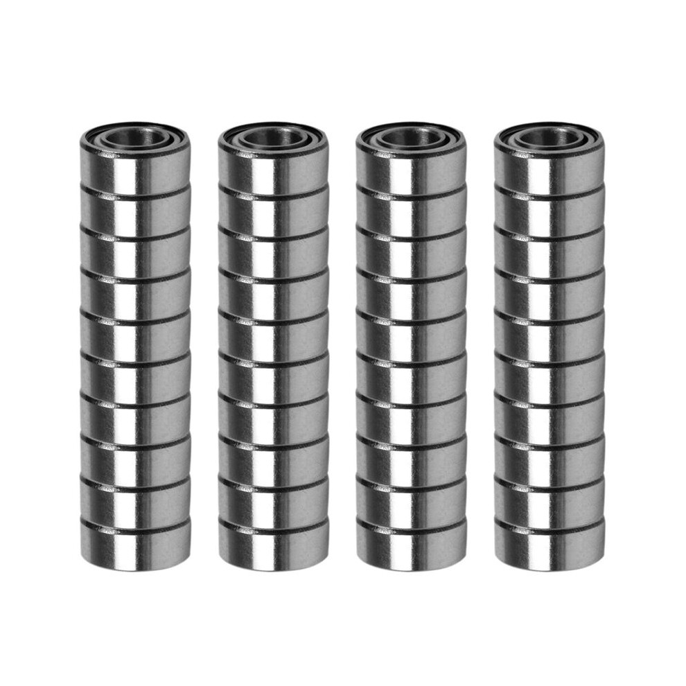 40Pcs Miniature Sealed Metal Shielded Metric Radial Bearing Model: Mr105 Zz 5X10x4mm 6032530926097