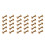 30x Arc Solid Brass Button Stud Screw Nail Screw Back Leather Rivet Belt 12mm 1
