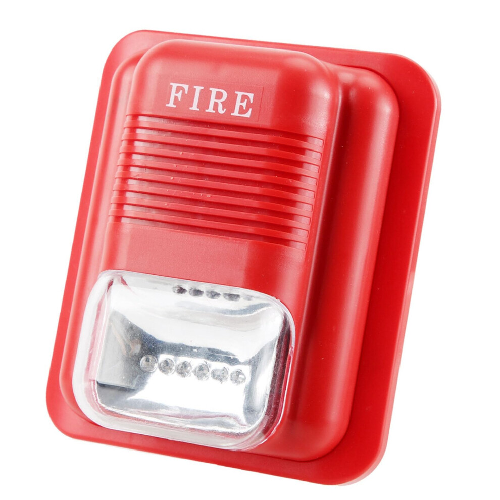 Dc 12V 24V Fire Alarm Siren Strobe Light With Decibel Dual Alert And Fast Flashing Led For Emergency 9771547023166