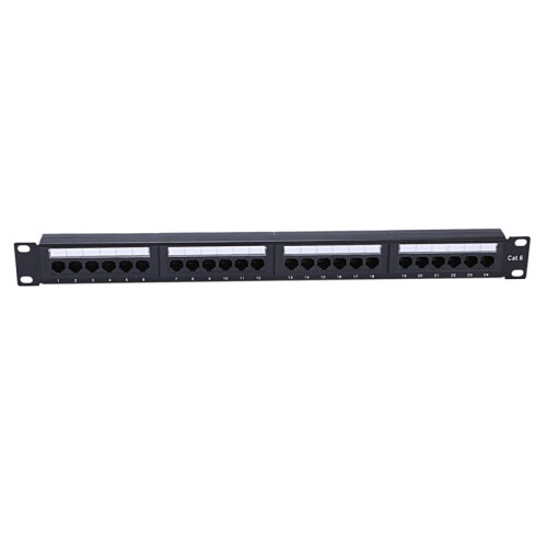 3X UTP 24 Port Rj45 Patch Panel Rack Cable Wall Mounted Bracket Connector Rack Tool Ethernet Lan Network Adapter CAT6 2