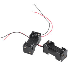 10pcs Black 2-Layers 4 X 1.5V AAA Battery Holder Case Box W Wire Leads