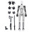 2X Robot Action Figure, 3D Printed with Full Articulation for Stop Motion Animation White 2