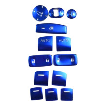13Pcs Window Glass Lift Button Cover Trim Sticker for 11Th Gen 2022