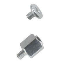 4Set M.2 SSD Screw Kit NGFF NVME SSD Standoff Mounting M.2 NGFF/NVMe Screw Set Stand Off Screw Hex Nut for A-SUS M.2 SSD