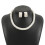 Boucles d'oreilles et colliers en perles d'imitation, Design-B 6