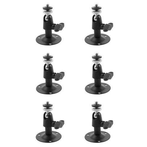 6pcs 2.6 Inch High Wall Ceiling Mount Stand Bracket for Security CCTV Camera