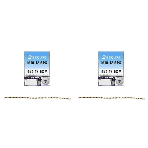 2X SEQURE M10-12 GPS Small Size Fast Positioning INVA BF Fixed-Wing Racing Drone FPV Return QMC5883L Compass-C