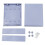 3X Plastic Electrical Enclosure Junction Box Case 152X120X42mm Light Grey 5