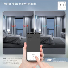 3X Tuya Zigbee  Curtain Motor Electric Curtains Opener Super Silent for Curtain Track for Alexa EU Plug