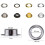Set di 200 occhielli Kit di attrezzi per occhielli Set di pinze per occhielli Strumento per occhielli Occhielli per teloni Occhielli da 6 mm 5