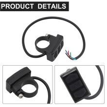 3X Electric Bicycle Control Button Handlebar Mount Split Meter Switches Button for LCD Meter E-Bike Accessories