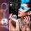 96Pcs Set Disco  Keychain Mirror Keyring Reflective  Key Chain Pendant 7