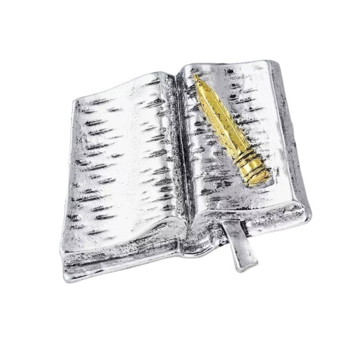 Broche en émail polyvalente, strass scintillants, décoration-5