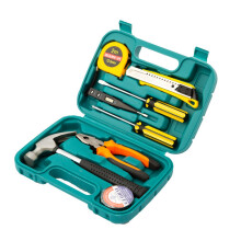 9 Stücke Kleines Werkzeug Satz Zuhause Haushalt Hand Reparatur Werkzeug Satz Maßband Klaue Hammer Elektriker Stift Schrauben Dreher