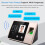 Fingerprint Attendance Machine with Face Recognition, MultiFactor Verification and Large Storage 3