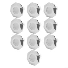 Sink Overflow Cover 10 Pcs with Builtin Valve 2224mm for Bathroom and Kitchen Odor and Insect Blocking